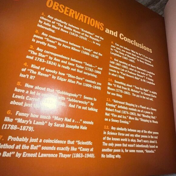 Science Verse, Hardcover Book of Sci-Rhymes, Jon Scieszka & Lane Smith - Picture 8 of 12